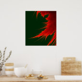 Fractal Flame Poster (Keuken)