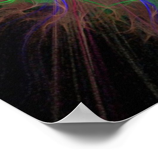 Fractal Flames Deva Poster (Hoek)