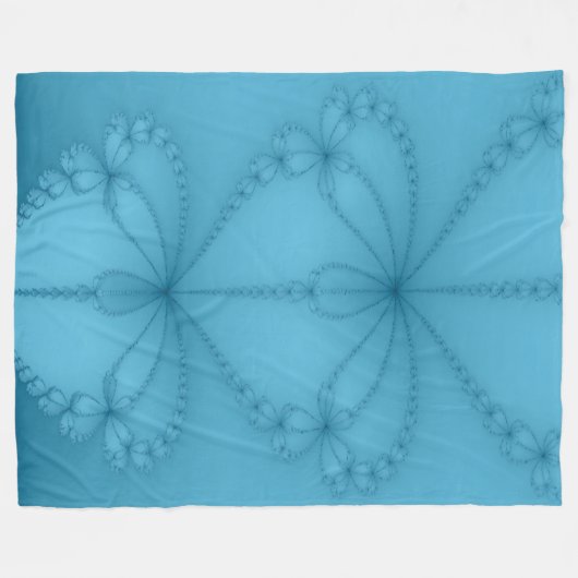 Fractal Fleece Deken (Voorkant (Horizontaal))