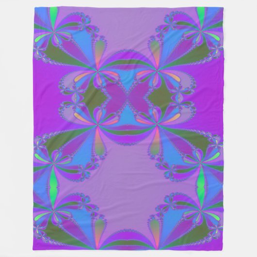 Fractal Fleece Deken (Voorkant)