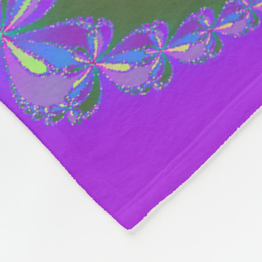 Fractal Fleece Deken (Hoek)