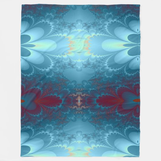 Fractal Fleece Deken (Voorkant)
