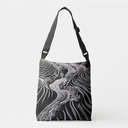 Fractal Flow Crossbody Tas (Voorkant)