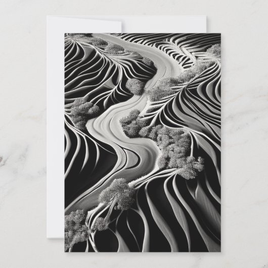 Fractal Flow Feestdagenkaart (Voorkant)