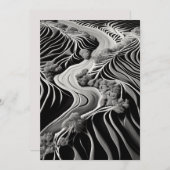 Fractal Flow Feestdagenkaart (Voorkant / Achterkant)