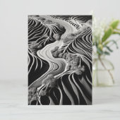 Fractal Flow Feestdagenkaart (Staand voorkant)