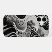 Fractal Flow iPhone 16 Hoesje (Achterkant horizontaal)