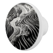 Fractal Flow Keramische Knop (Rechts)