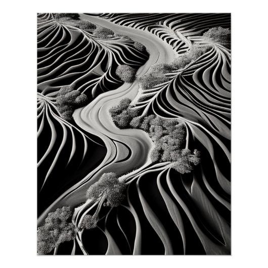 Fractal Flow Perfect Poster (Voorkant)