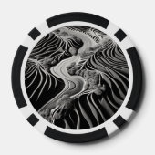 Fractal Flow Poker Chips (Achterkant)