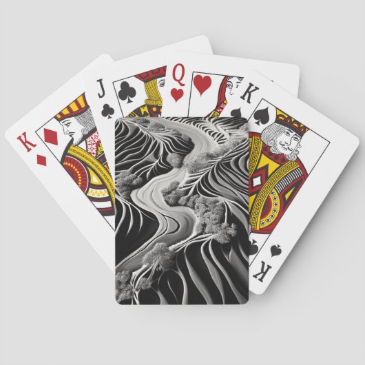 Fractal Flow Pokerkaarten (Achterkant)