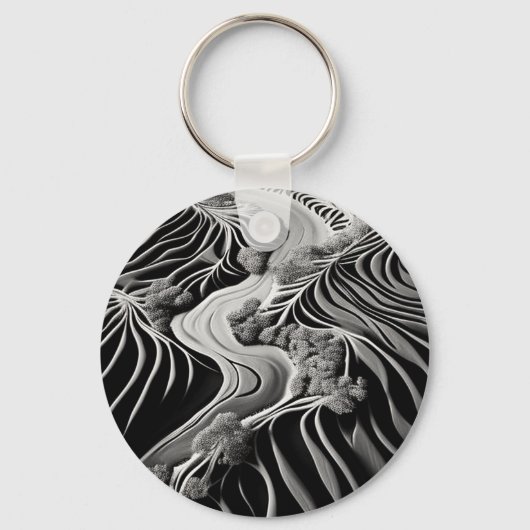 Fractal Flow Sleutelhanger (Voorkant)