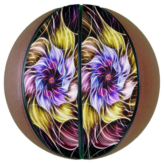 fractal flower basketbal (Verticaal)