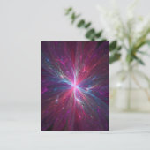 Fractal Flower Briefkaart (Staand voorkant)
