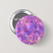Fractal Flower Button (Voorkant /achterkant)