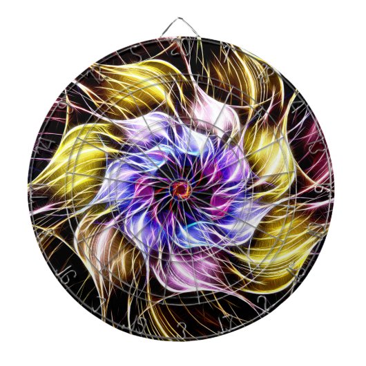 fractal flower dartbord (Voorkant)