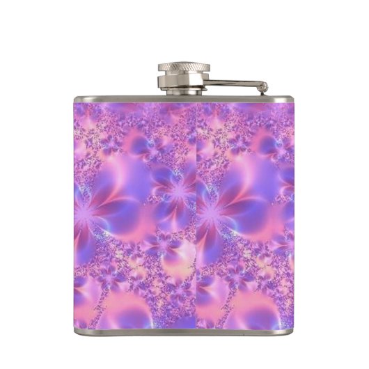 Fractal Flower Flask Heupfles (Achterkant)