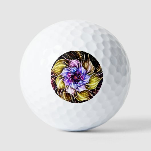 fractal flower golfballen (Voorkant)