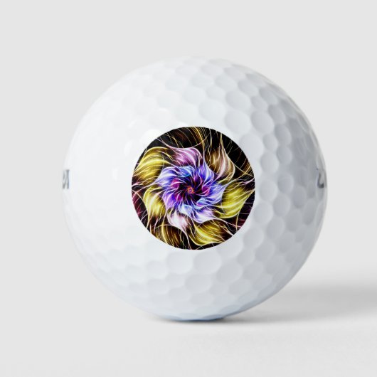 fractal flower golfballen (Voorkant)