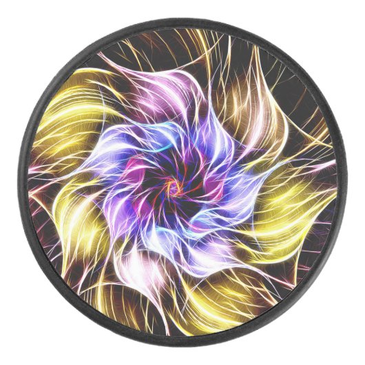 fractal flower hockey puck (Voorkant)