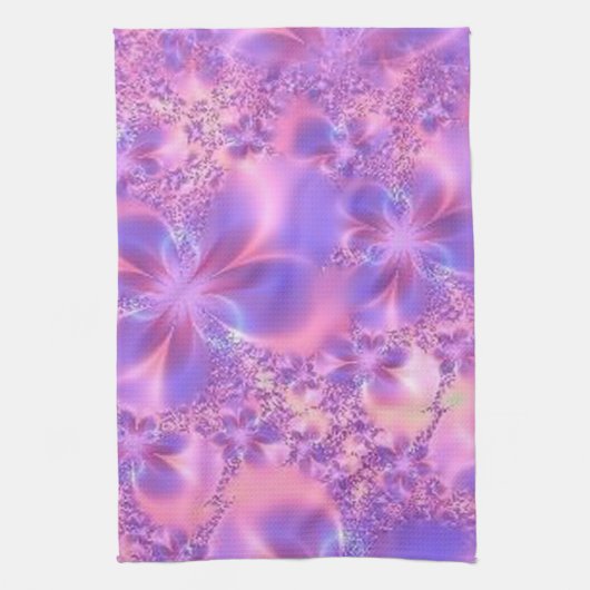Fractal Flower Keuken Handdoek (Verticaal)