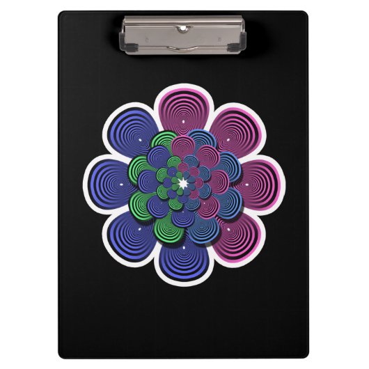 Fractal Flower Klembord (Voorkant)