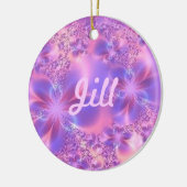 Fractal Flower Name Ornament (Links)