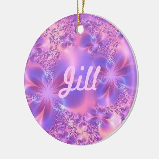 Fractal Flower Name Ornament (Links)