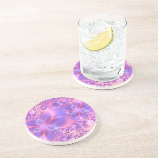 Fractal Flower Onderzetter (Zijkant)