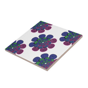 Fractal Flower Tegeltje
