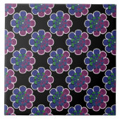 Fractal Flower Tegeltje (Voorkant)