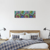 Fractal Flower Two Canvas Afdruk (Insitu (Slaapkamer))