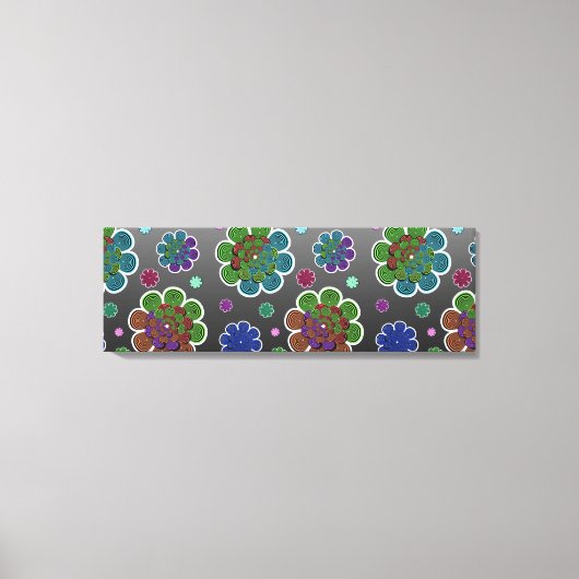 Fractal Flower Two Canvas Afdruk (Voorkant)