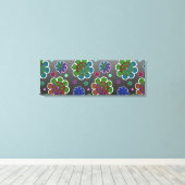 Fractal Flower Two Canvas Afdruk (Insitu (Houten vloer))