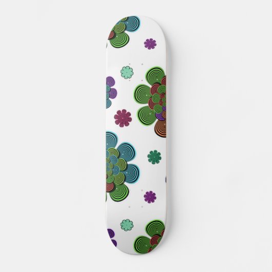 Fractal Flower Two Skateboard (Voorkant)