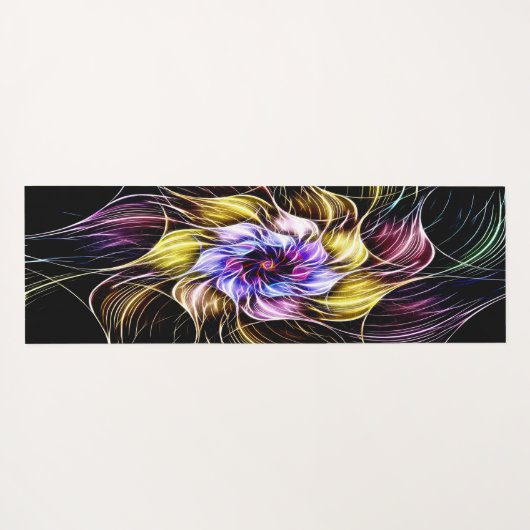 fractal flower yogamat (Achterkant (horizontaal))