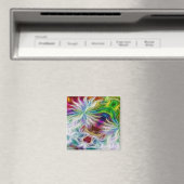 Fractal Flowers Magnet (Insitu (Vaatwasser))