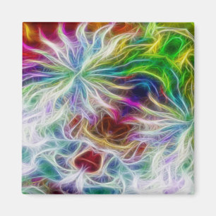 Fractal Flowers Magnet