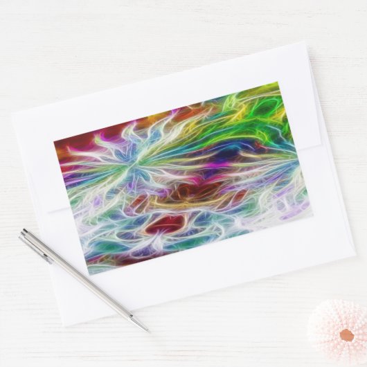 Fractal Flowers Sticker (Envelop)