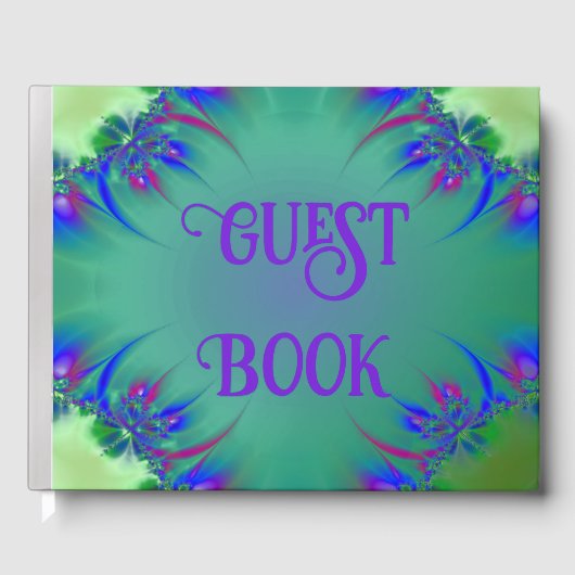 Fractal Foil Guest Book Gastenboek (Voorkant)