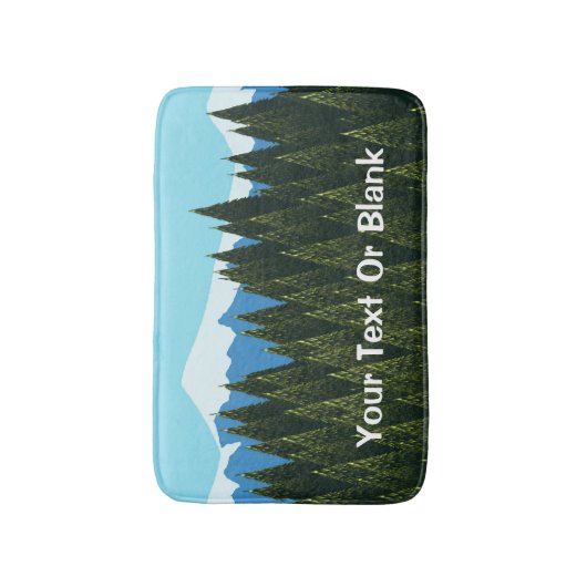 Fractal Forest Badmat (Voorkant Verticaal)