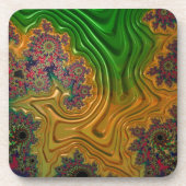 Fractal Forest Bier Onderzetter (Voorkant)