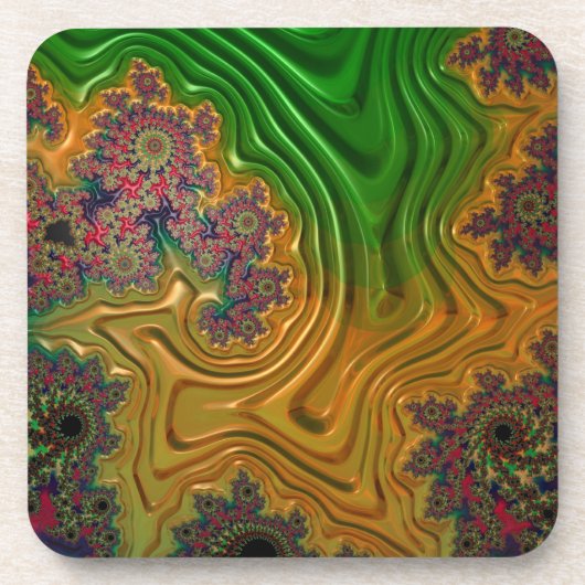 Fractal Forest Bier Onderzetter (Voorkant)