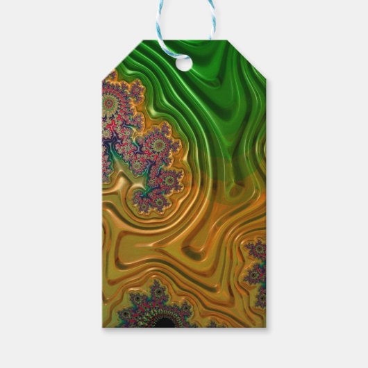 Fractal Forest Cadeaulabel (Voorkant)