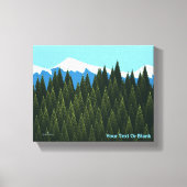 Fractal Forest Canvas Afdruk (Voorkant)