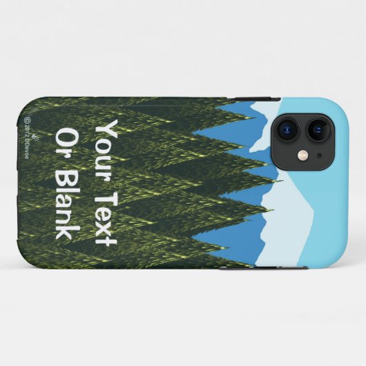 Fractal Forest Case-Mate iPhone Case (Achterkant (horizontaal))