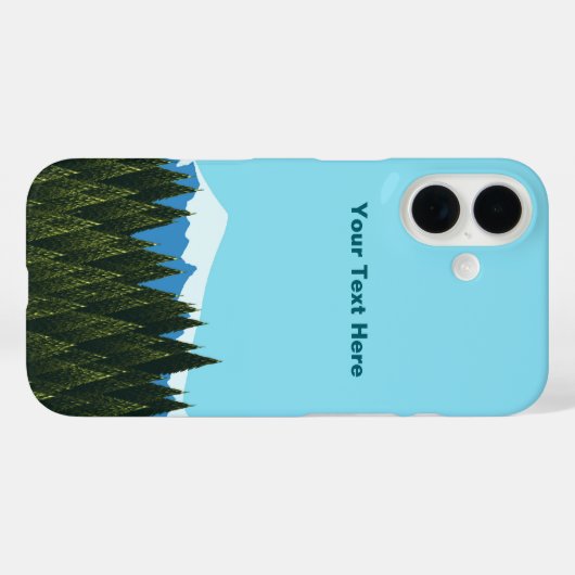 Fractal Forest Case-Mate iPhone Case (Achterkant (horizontaal))