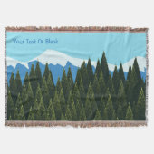 Fractal Forest Deken (Voorkant)