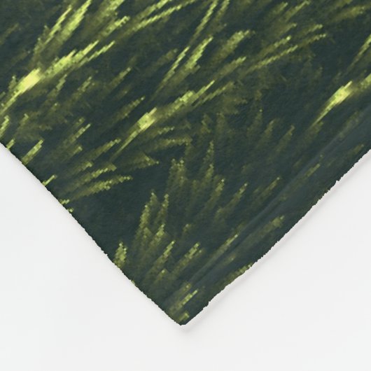 Fractal Forest Fleece Deken (Hoek)