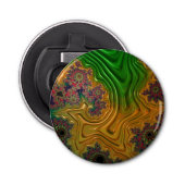Fractal Forest-flesopener Button Flesopener (Voorkant)